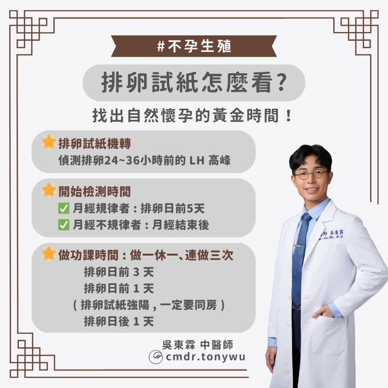 【排卵試紙怎麼看？找出自然懷孕的黃金時間！】